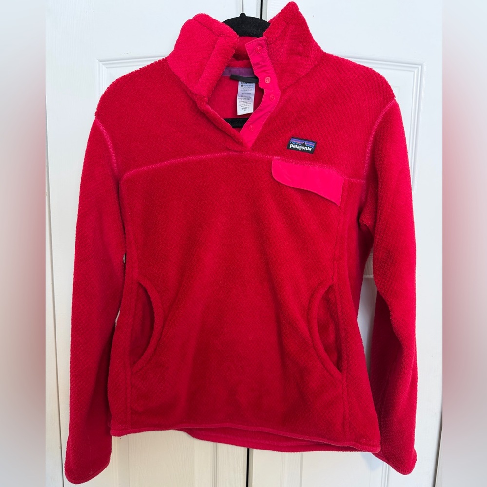Patagonia Vibrant Red Snap-T Fleece